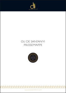 Pressemappe OLI DE SANTANYI